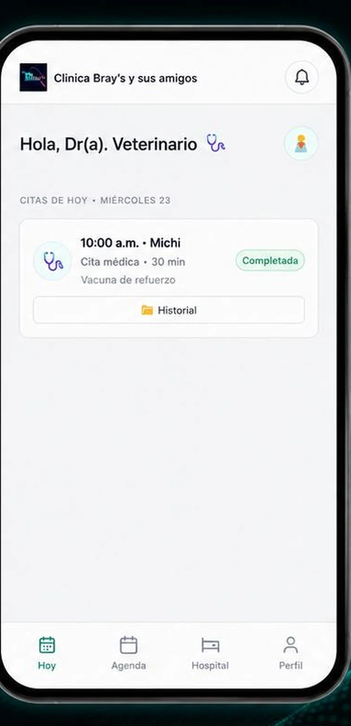 App del médico veterinario